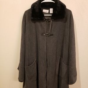 New Le Moda Grey Winter Cape